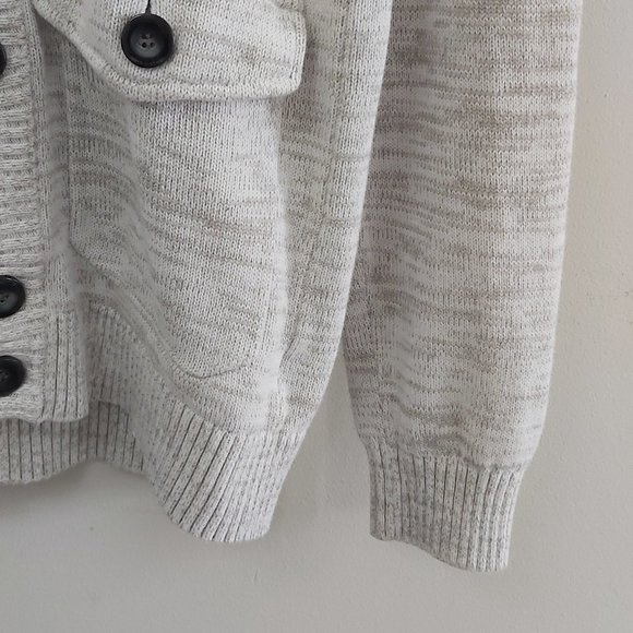 GUESS Shawl-Collared Button Front Cardigan Sweater - Picture 3 of 12